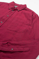 Red Chevron Croft & Barrow Flannel Shirt 4004