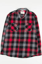 Red Urban Pipeline Flannel Shirt 4005