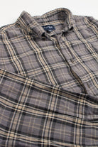 Grey St. John's Bay Flannel Shirt 4011