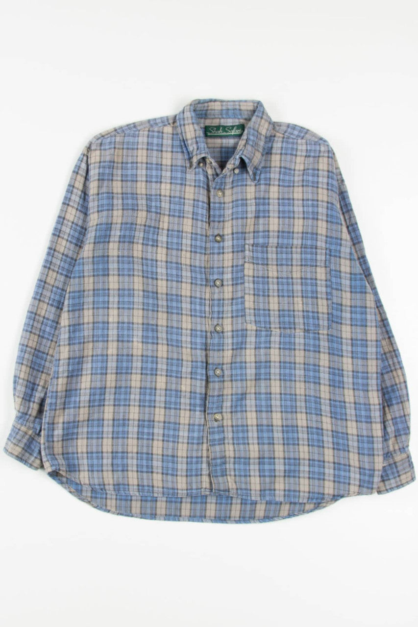 Vintage Shah Safari Flannel Shirt 4015