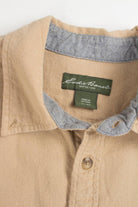 Beige Eddie Bauer Flannel Shirt 4019