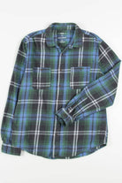 Green & Blue Urban Pipeline Flannel Shirt 4030