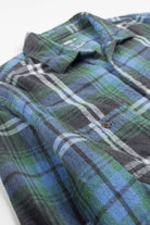 Green & Blue Urban Pipeline Flannel Shirt 4030