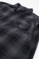 Black Faded Glory Flannel Shirt 4032