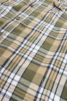 Olive Faded Glory Flannel Shirt 4037