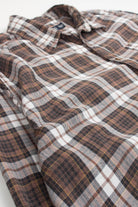 Brown Faded Glory Flannel Shirt 4038