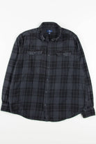Black George Flannel Shirt 4041