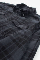 Black George Flannel Shirt 4041