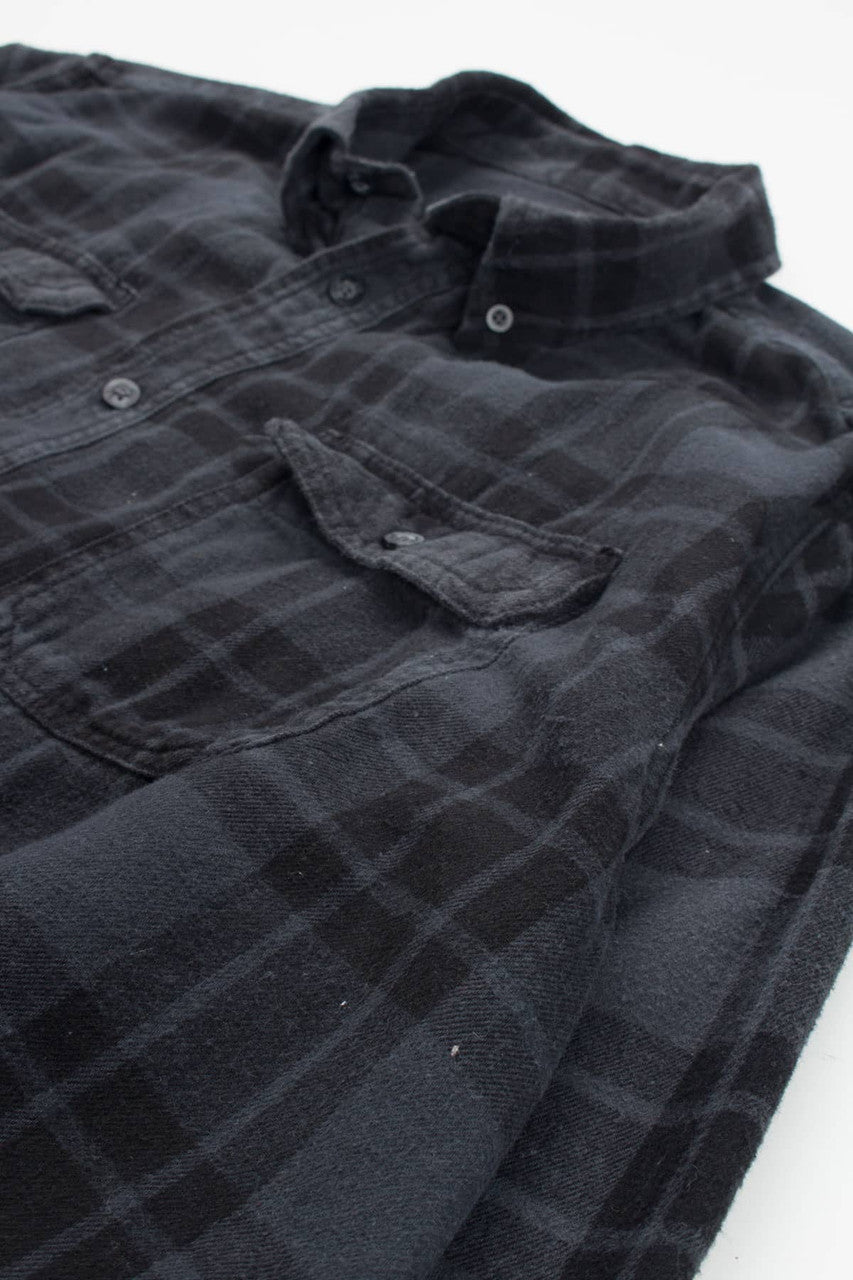 Black George Flannel Shirt 4041