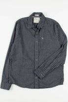 Black Abercrombie & Fitch Flannel Shirt 4044