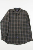 Charcoal Gant Flannel Shirt 4053