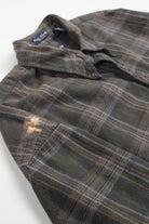 Charcoal Gant Flannel Shirt 4053