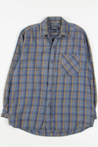 Dusty Blue Moose Creek Flannel Shirt 4054