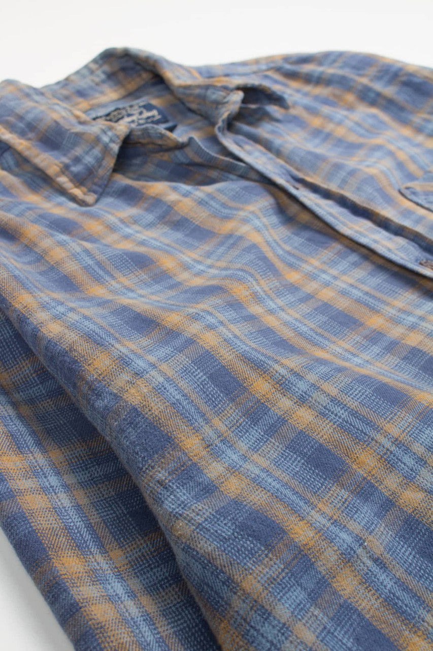 Dusty Blue Moose Creek Flannel Shirt 4054