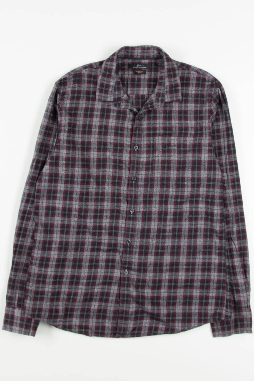 Burgundy Marc Anthony Flannel Shirt 4060