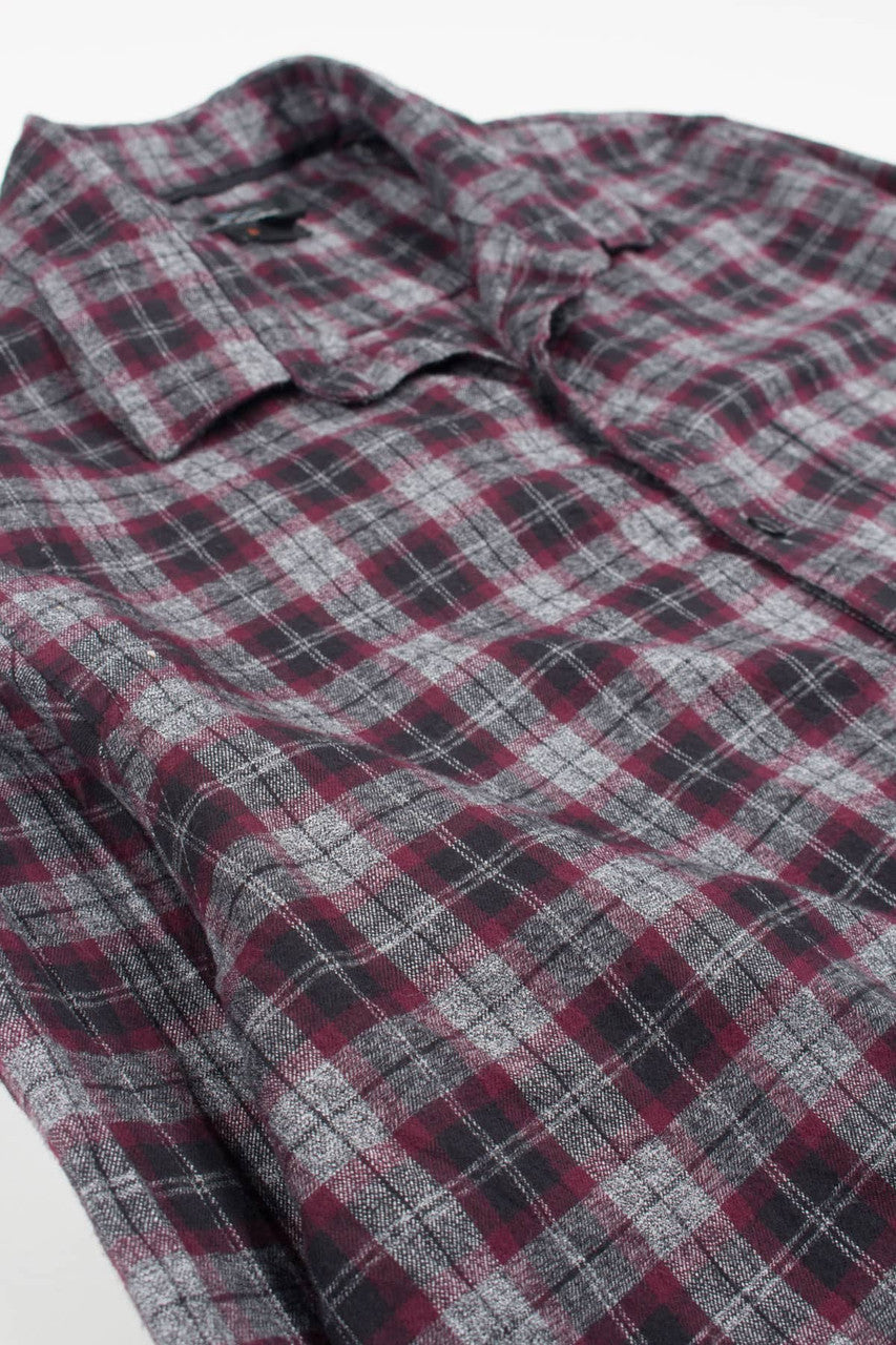 Burgundy Marc Anthony Flannel Shirt 4060