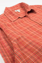 Pumpkin Haggar Clothing Flannel Shirt 4061