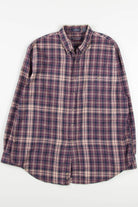 Purple Roundtree & Yorke Flannel Shirt 4062