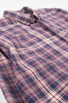 Purple Roundtree & Yorke Flannel Shirt 4062