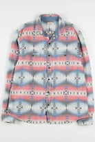 Salmon Woven Faherty Flannel Shirt