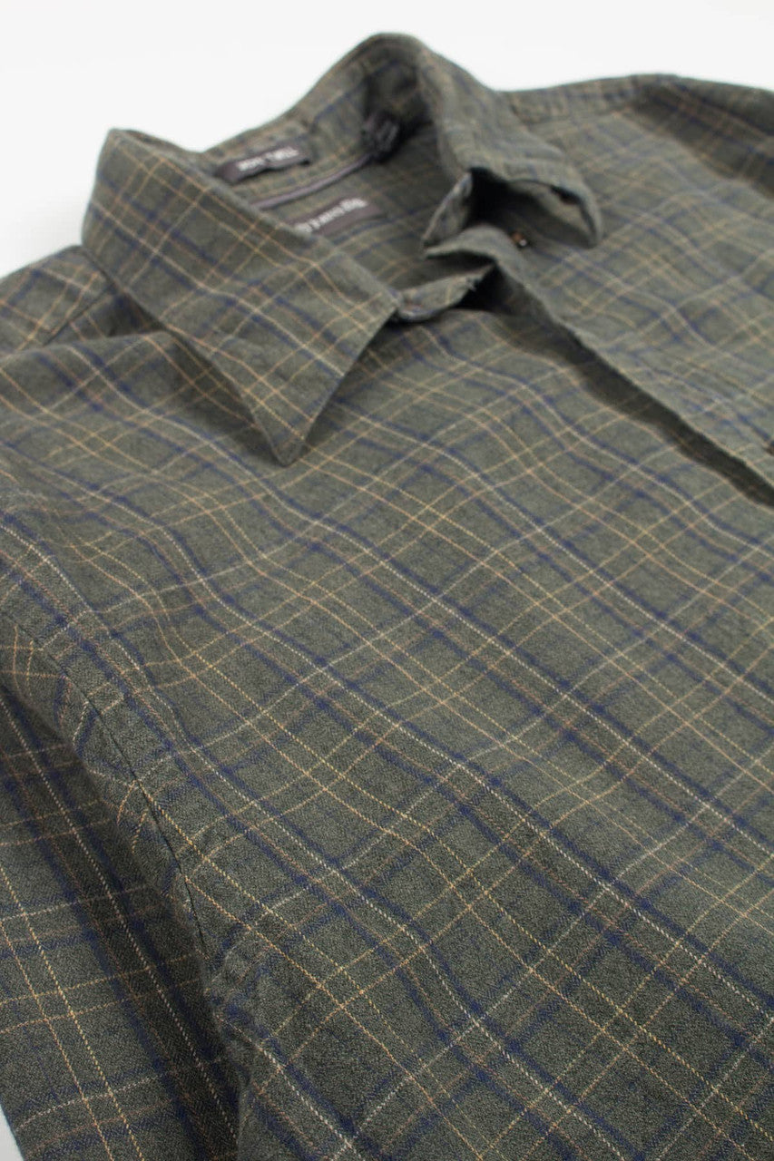 Charcoal St. John's Bay Flannel Shirt 4075
