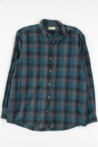 Teal Hobbs Creek Flannel Shirt 4082