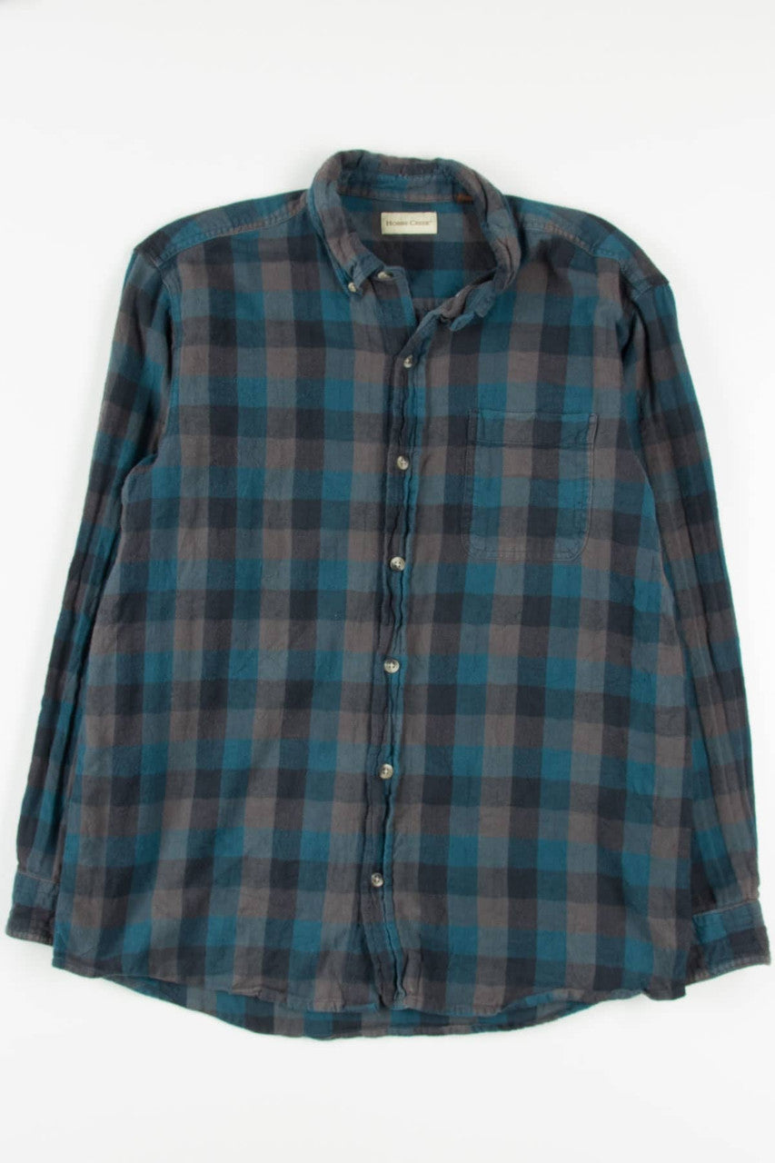 Teal Hobbs Creek Flannel Shirt 4082