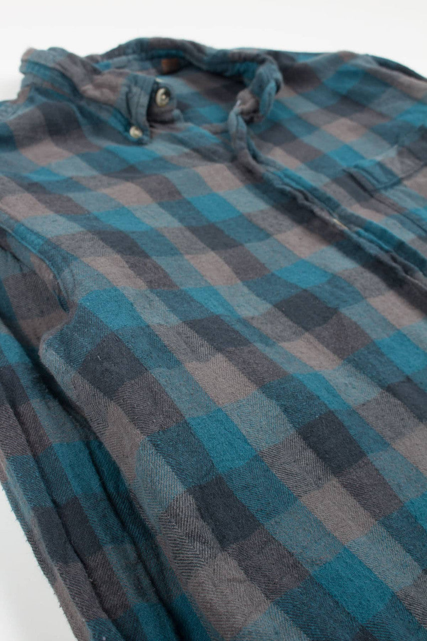 Teal Hobbs Creek Flannel Shirt 4082