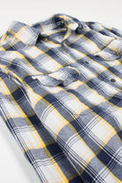 White Faded Glory Flannel Shirt 4086