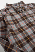Grey & Brown St. John's Bay Flannel Shirt 4092