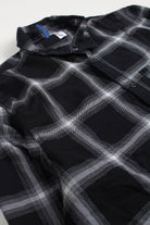 Long Black H&M Flannel Shirt 4093
