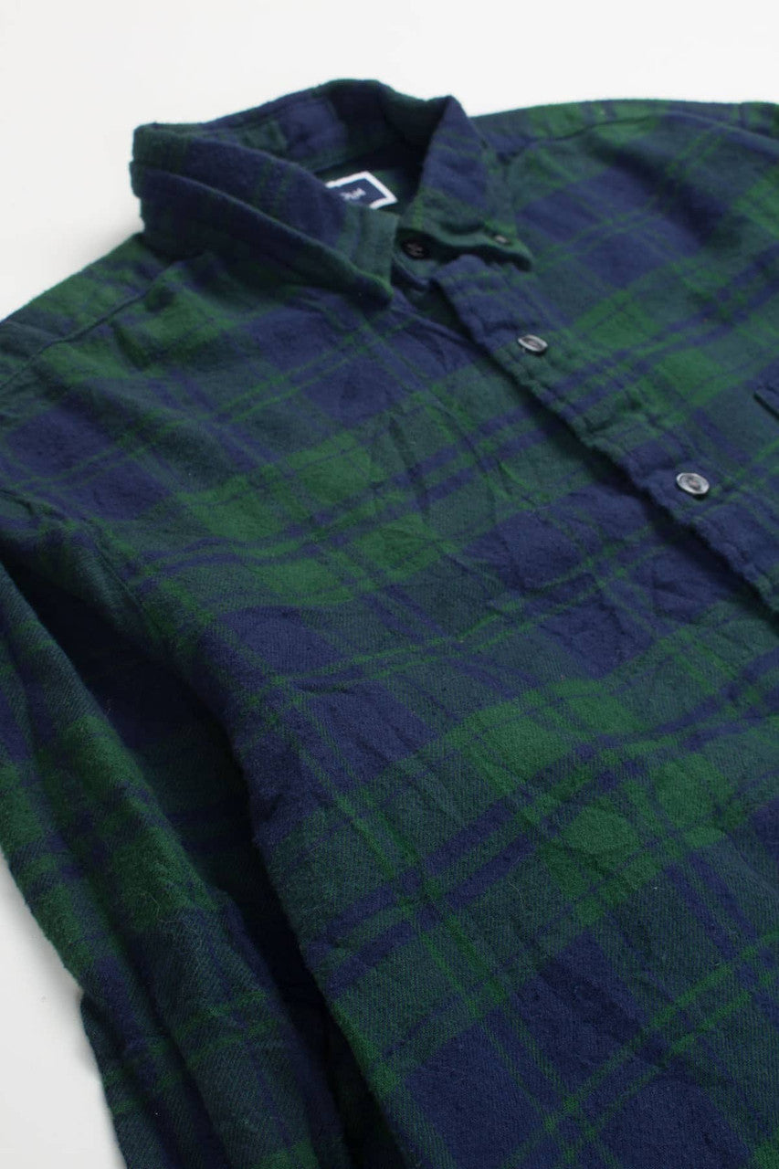 Green Club Room Flannel Shirt 4097