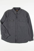 Charcoal Faded Glory Flannel Shirt 4106