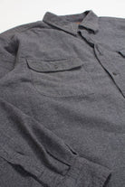 Charcoal Faded Glory Flannel Shirt 4106