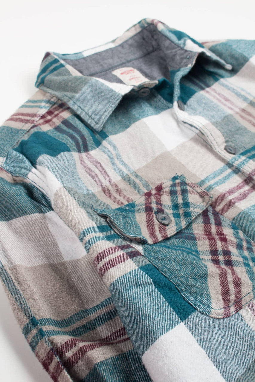 Teal Mossimo Flannel Shirt 4110