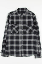 Black Blue Notes Flannel Shirt 4115