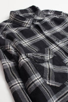 Black Blue Notes Flannel Shirt 4115