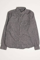 Charcoal George Flannel Shirt 4152