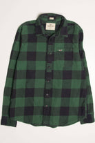 Green Buffalo Hollister Flannel Shirt 4158