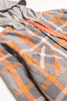 Hooded Drill Clothing Flannel Shirt 4169