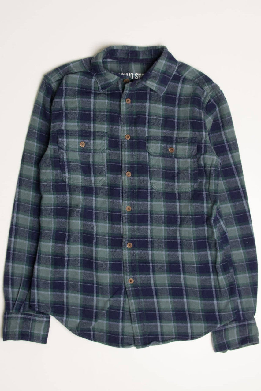 Teal Mossimo Flannel Shirt 4170