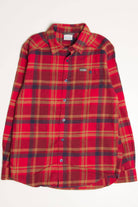 Red Columbia Flannel Shirt 4178