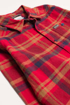 Red Columbia Flannel Shirt 4178