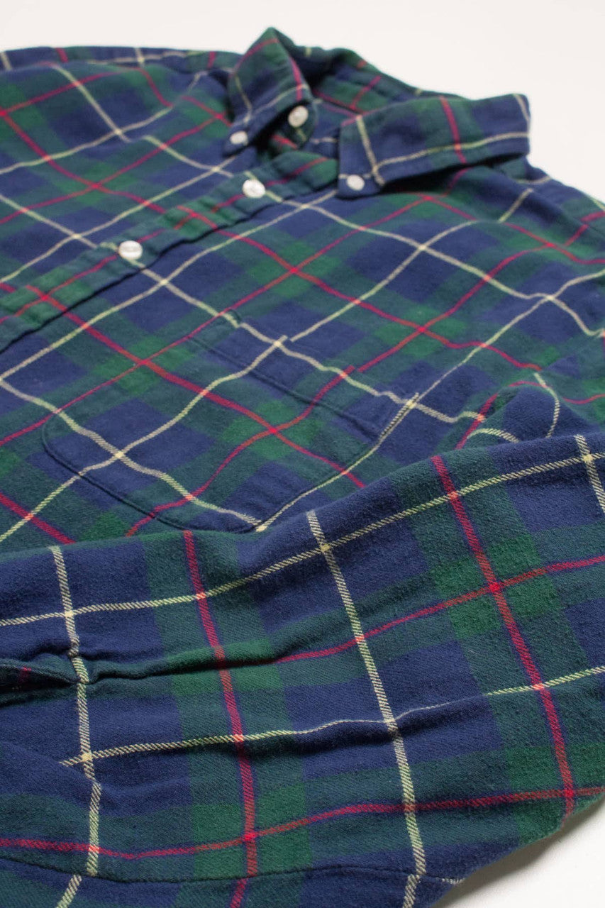 Green & Blue John Ashford Flannel Shirt 4181