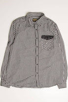 Accent Pocket Plaid Flannel Shirt 4182