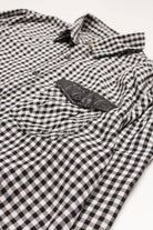 Accent Pocket Plaid Flannel Shirt 4182