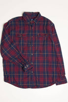 Red & Navy George Flannel Shirt 4186