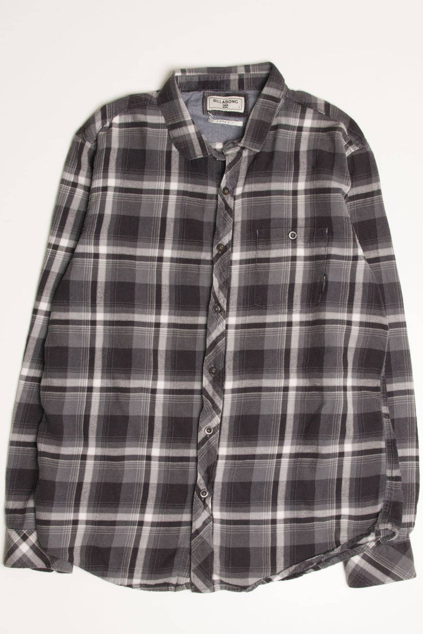 Grey Billabong Flannel Shirt 4189