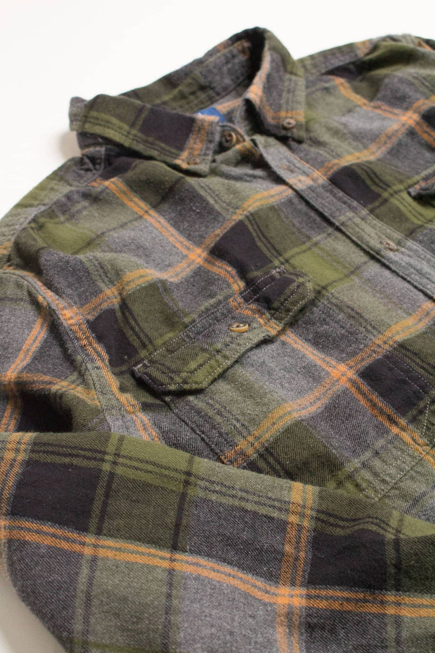 Olive George Flannel Shirt 4208