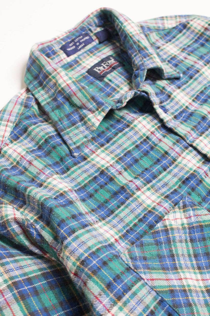 Vintage Par Four Flannel Shirt 4209